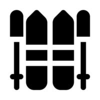 ski icon for your website, mobile, presentation, and logo design. vector