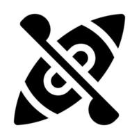 canoe icon for your website, mobile, presentation, and logo design. vector