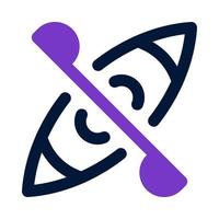canoe icon for your website, mobile, presentation, and logo design. vector
