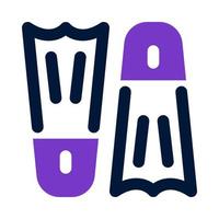 flippers icon for your website, mobile, presentation, and logo design. vector
