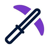 pickaxe icon for your website, mobile, presentation, and logo design. vector