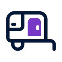 caravan icon for your website, mobile, presentation, and logo design. vector