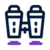 binocular icon for your website, mobile, presentation, and logo design. vector