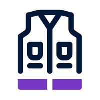 vest icon for your website, mobile, presentation, and logo design. vector