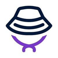 bucket hat icon for your website, mobile, presentation, and logo design. vector