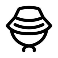 bucket hat icon for your website, mobile, presentation, and logo design. vector
