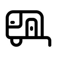 caravan icon for your website, mobile, presentation, and logo design. vector