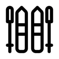 ski icon for your website, mobile, presentation, and logo design. vector