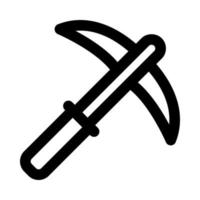 pickaxe icon for your website, mobile, presentation, and logo design. vector