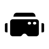 icono de gafas vr para su sitio web, móvil, presentación y diseño de logotipo. vector