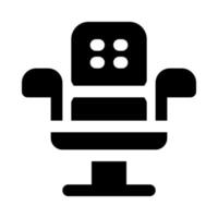 gaming chair icon for your website, mobile, presentation, and logo design. vector