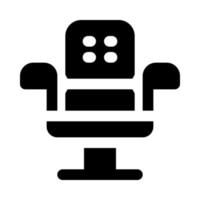 gaming chair icon for your website, mobile, presentation, and logo design. vector