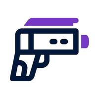 pistola icono para tu sitio web, móvil, presentación, y logo diseño. vector