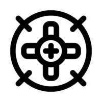 target icon for your website, mobile, presentation, and logo design. vector