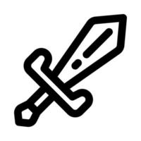 sword icon for your website, mobile, presentation, and logo design. vector