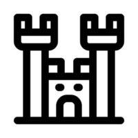 castle icon for your website, mobile, presentation, and logo design. vector