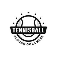 vector de diseño de logotipo de tenis