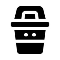 trash icon for your website, mobile, presentation, and logo design. vector