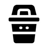 trash icon for your website, mobile, presentation, and logo design. vector