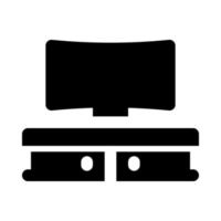 tv stand icon for your website, mobile, presentation, and logo design. vector