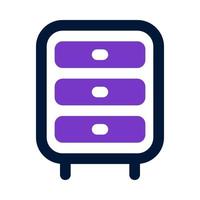 icono de gabinete para su sitio web, móvil, presentación y diseño de logotipo. vector