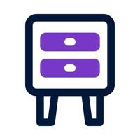 nightstand icon for your website, mobile, presentation, and logo design. vector