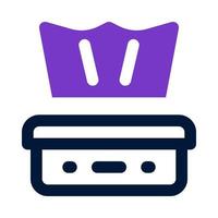 tissue box icon for your website, mobile, presentation, and logo design. vector