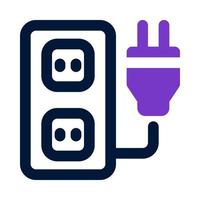 plug icon for your website, mobile, presentation, and logo design. vector