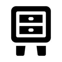 nightstand icon for your website, mobile, presentation, and logo design. vector