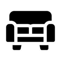 icono de sofá para su sitio web, móvil, presentación y diseño de logotipo. vector