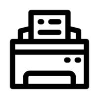 printer icon for your website, mobile, presentation, and logo design. vector