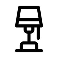 table lamp icon for your website, mobile, presentation, and logo design. vector