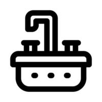 sink icon for your website, mobile, presentation, and logo design. vector