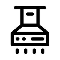 extractor hood icon for your website, mobile, presentation, and logo design. vector