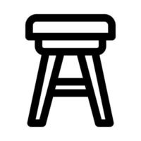stool icon for your website, mobile, presentation, and logo design. vector