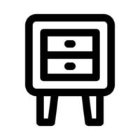 nightstand icon for your website, mobile, presentation, and logo design. vector