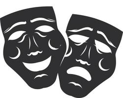 Vector Graphics Of Theater Masks