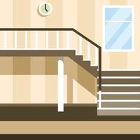 Vector Image Of Stairs To The Second Floor