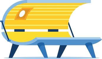 Vector Graphics Of A Tanning Booth