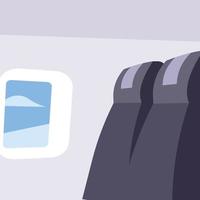 Vector Image Of Airplane Seats