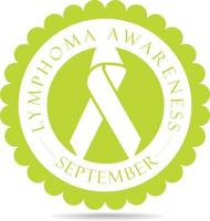 Vector Graphics Of Lymphoma Awareness Month Sticker
