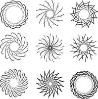 Various Decorative Ornaments, Vector Graphics