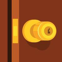 Vector Image Of A Door Handle, 3D Style