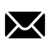 icono de correo electrónico para su sitio web, móvil, presentación y diseño de logotipo. vector