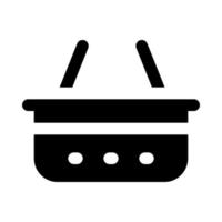 shopping basket icon for your website, mobile, presentation, and logo design. vector