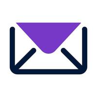 icono de correo electrónico para su sitio web, móvil, presentación y diseño de logotipo. vector