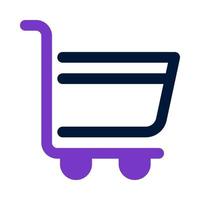 trolley icon for your website, mobile, presentation, and logo design. vector