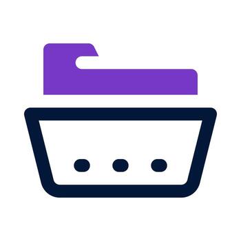 folder icon for your website, mobile, presentation, and logo design. vector