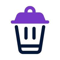 trash icon for your website, mobile, presentation, and logo design. vector