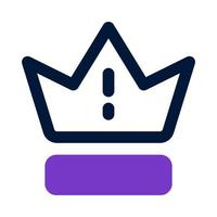 crown icon for your website, mobile, presentation, and logo design. vector